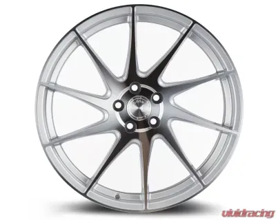 AodHan Wheels AH09 Wheel 18x8.5 (Passenger Side) 5x100 35 Gloss Silver Machined Face - AH91885510035SMF_P