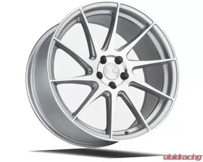 AodHan Wheels AH09 Wheel 18x8.5 (Passenger Side) 5x100 35 Gloss Silver Machined Face - AH91885510035SMF_P