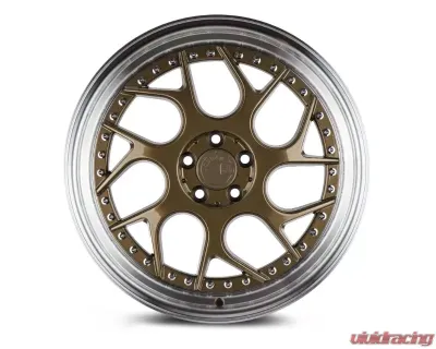 AodHan Wheels DS01 Wheel 18x8.5 5x114.3 35 Bronze with Machined Lip - DS118855114335BZ