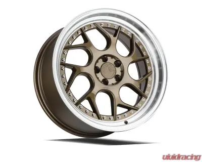 AodHan Wheels DS01 Wheel 18x8.5 5x114.3 35 Bronze with Machined Lip - DS118855114335BZ