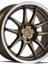 AodHan Wheels DS02 Wheel 18x8.5 5X100 35 Bronze with Machined Lip                                     - DS21885510035BR - Image 3