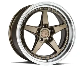 AodHan Wheels DS05 Wheel 18x10.5 5x114.3 15 Bronze with Machined Lip