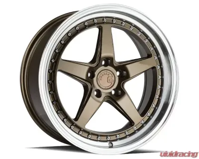 AodHan Wheels DS05 Wheel 19x11 5x114.3 22 Bronze with Machined Lip - DS51911511422BR