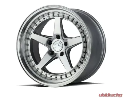 AodHan Wheels DS05 Wheel 18x8.5 5x100 35 Silver with Machined Face - DS51885510035SMF