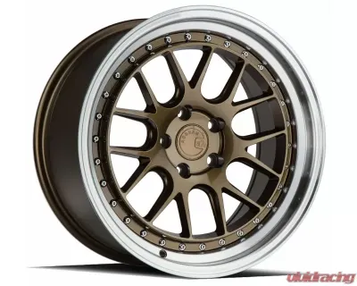 AodHan Wheels DS06 Wheel 19x11 5x114.3 15 Bronze with Machined Lip - DS61911511415BZ