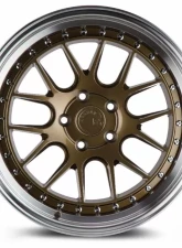 AodHan Wheels DS06 Wheel 19x11 5x114.3 15 Bronze with Machined Lip                                     - DS61911511415BZ - Image 2