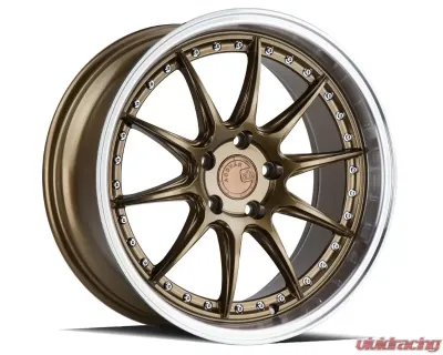 AodHan Wheels DS07 Wheel 19x11 5x114.3 22 Bronze with Machined Lip - DS71911511422BZ
