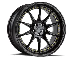 AodHan Wheels DS07 Wheel 18x9.5 5x100 35 Gloss Black with Gold Rivets