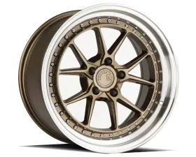 AodHan Wheels DS08 Wheel 18x8.5 5x100 35 Bronze with Machined Lip