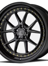 AodHan Wheels DS08 Wheel 18x9.5 5x100 35 Gloss Black with Gold Rivets                                     - DS81895510035GB - Image 3