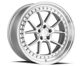 AodHan Wheels DS08 Wheel 18x8.5 5x100 35 Silver with Machined Face