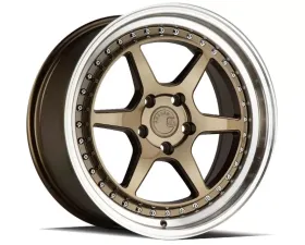 AodHan Wheels DS09 Wheel 18x9.5 5x100 35 Bronze with Machined Lip