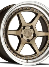AodHan Wheels DS09 Wheel 19x11 5x114.3 15 Bronze with Machined Lip                                     - DS91911511415BZ - Image 3