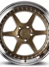 AodHan Wheels DS09 Wheel 19x11 5x114.3 15 Bronze with Machined Lip                                     - DS91911511415BZ - Image 2