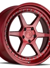 AodHan Wheels DS09 Wheel 18x9.5 5x114.3 30 Candy Red with Chrome Rivets                                     - DS91895511430R - Image 3