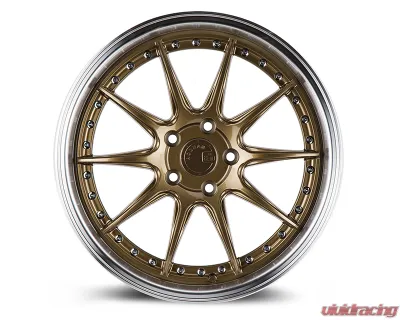 AodHan Wheels DS07 Wheels 5x114.3 19x9.5 35 Bronze w/ Machined Lip - DS71985511435BZ