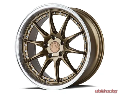 AodHan Wheels DS07 Wheels 5x114.3 19x9.5 35 Bronze w/ Machined Lip - DS71985511435BZ
