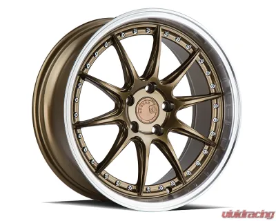 AodHan Wheels DS07 Wheels 5x114.3 19x9.5 35 Bronze w/ Machined Lip - DS71985511435BZ