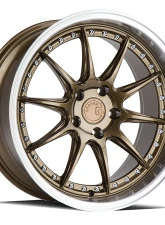 AodHan Wheels DS07 Wheels 5x114.3 18x8.5 30 Bronze w/ Machined Lip                                     - DS71995511430BZ - Image 2