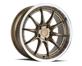AodHan Wheels DS07 Wheels 5x114.3 18x8.5 30 Bronze w/ Machined Lip