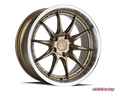 AodHan Wheels DS07 Wheels 5x114.3 18x8.5 30 Bronze w/ Machined Lip - DS71995511430BZ