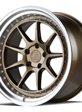 AodHan Wheels DS-X Wheels 5x114.3 18x10.5 22 Bronze w/ Machined Lip                                     - DSX18105511422BZ - Image 3