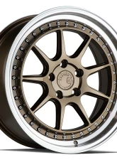 AodHan Wheels DS-X Wheels 5x100 18x9.5 35 Bronze w/ Machined Lip                                     - DSX1885510035BZ - Image 3