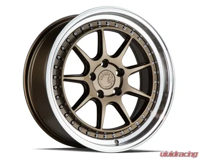 AodHan Wheels DS-X Wheels 5x100 18x9.5 35 Bronze w/ Machined Lip - DSX1885510035BZ