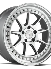 AodHan Wheels DS-X Wheels 5x114.3 18x9.5 35 Silver w/ Machined Face                                     - DSX1885511435SMF - Image 3