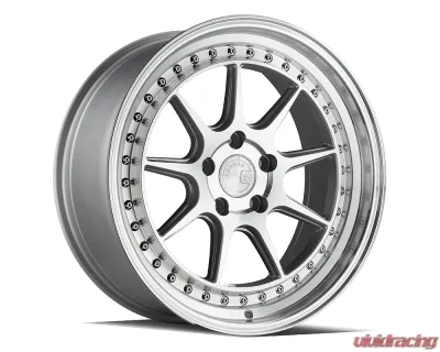 AodHan Wheels DS-X Wheels 5x114.3 18x9.5 35 Silver w/ Machined Face - DSX1885511435SMF