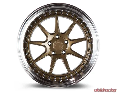 AodHan Wheels DS-X Wheels 5x114.3 18x10.5 15 Bronze w/ Machined Lip - DSX1895511415BZ