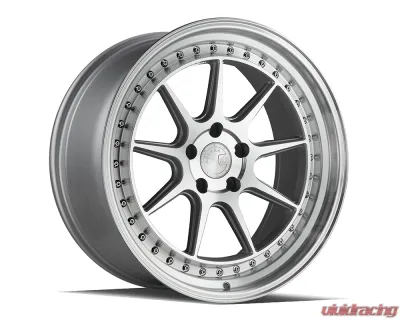 AodHan Wheels DS-X Wheels 5x100 18x8.5 35 Silver w/ Machined Face - DSX1895510035SMF