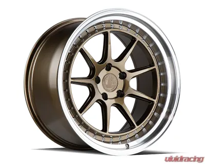 AodHan Wheels DS-X Wheels 5x114.3 18x8.5 15 Bronze w/ Machined Lip - DSX1911511415BZ