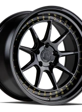 AodHan Wheels DS-X Wheels 5x114.3 18x8.5 15 Gloss Black w/ Gold Rivets                                     - DSX1911511415GB - Image 3