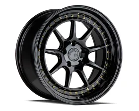 AodHan Wheels DS-X Wheels 5x114.3 19x11 15 Gloss Black w/ Gold Rivets