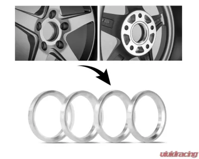 AodHan Wheels Aluminum Hub Rings - AHHR7310-5615M