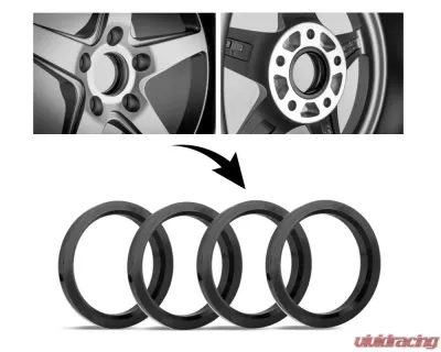 AodHan Wheels Polycarbonate Hub Rings - AHHR7262-7010