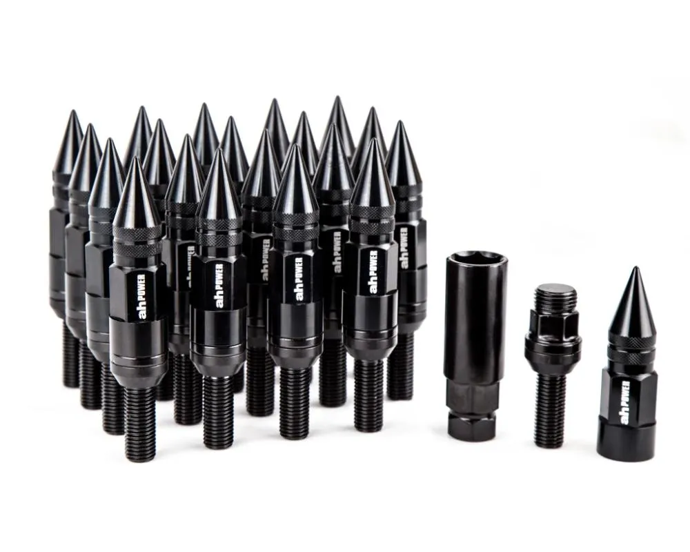 AodHan Wheels 12x1.5 LB118 Spiked Lug Bolts - AHLB1181215BK