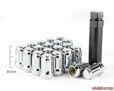 AodHan Wheels 1/2 SPL35 6 Spline Lug Nuts - AHLNSPL351/2C