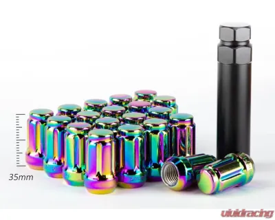 AodHan Wheels 12x1.25 SPL35 6 Spline Lug Nuts - AHLNSPL3512125NC