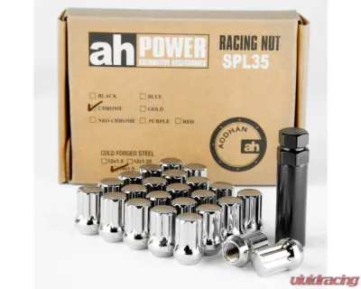 AodHan Wheels 14x1.5 SPL35 7 Spline Lug Nuts - AHLNSPL351415C