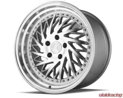 AodHan Wheels DS03 Wheel 18x9.5 Silver Machined Face 5x100 35mm Driver Side - DS31895510035SMF_D