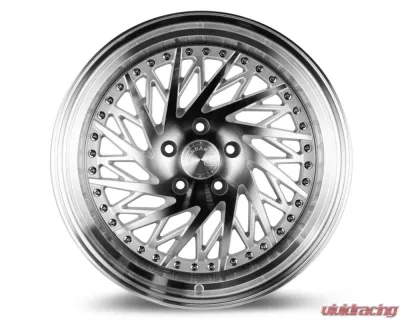 AodHan Wheels DS03 Wheel 18x9.5 Silver Machined Face 5x100 35mm Driver Side - DS31895510035SMF_D