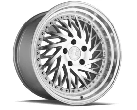 AodHan Wheels DS03 Wheel 18x9.5 5x100 35mm Silver with Machined Face Passenger Side