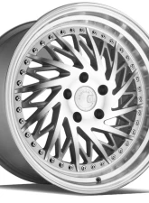 AodHan Wheels DS03 Wheel 18x9.5 Passenger Side 5x114.3 30mm Silver Machined Face                                     - DS318955114330SMF_P - Image 3