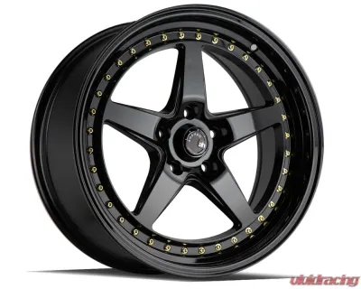 AodHan Wheels DS Raised Center Cap - DS_RCap_BK