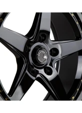 AodHan Wheels DS Raised Center Cap                                     - DS_RCap_BK - Image 3