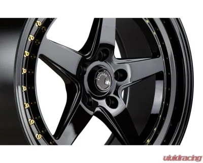 AodHan Wheels DS Raised Center Cap - DS_RCap_BK