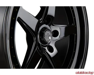 AodHan Wheels DS Raised Center Cap - DS_RCap_BK