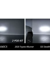 Diode Dynamics SS5 Stealth Grille LED Pod Bracket Kit Toyota 4Runner 2014-2023                                     - DD7550 - Image 2